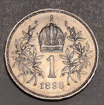 1 Koruna 1898 b.z František Jozef I. - 2