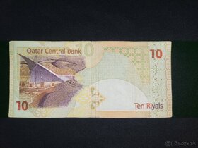 bankovka 10 riyal Qatar - 2