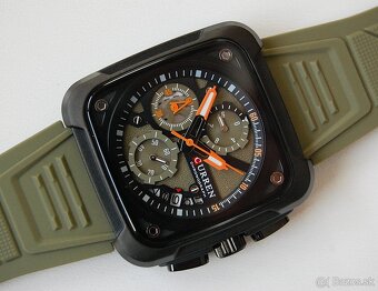 CURREN 8461 Army Chronograph - pánske military hodinky - 2