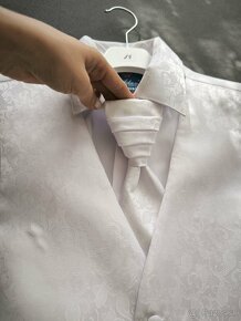 Svadobná košeľa kravata vesta - 2