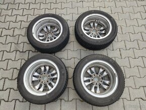 Hliníkové disky BMW style 154 +zimné pneu Hankook 205/55 R16 - 2