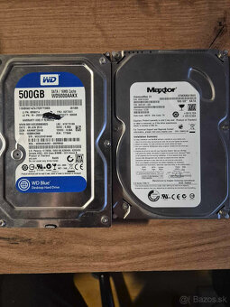 HDD 3,5" 1TB,  500 GB - 2