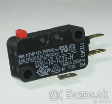 16Amp SPDT ╍ 4.75×0.5mm Konektory ╍ Mikrospínače bez páčky - 2