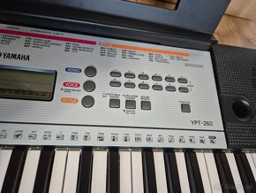 Elektrické piano Yamaha YPT 260 - 2