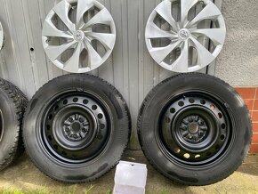 Predam disky R16 Toyota + pneu zimné 205/55 R16 Continental - 2