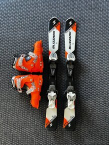 Detské lyže Blizzard Racing RTX 90cm + lyžiarky 29-34 - 2