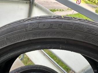 Pneumatiky 215/40 r17 Bridgestone - letné - 2