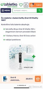 Oral-B elektrická zubná kefka Vitality 100 CrossAction Black - 2