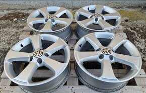 ORIGINÁL VW HLINÍKOVÉ DISKY 5x112 R17 - 2