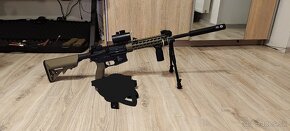 Grand Power airsoft zbraň M4 AR15 KeyMod 10" Charlie Half Ta - 2