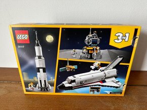 LEGO Creator 31117 Vesmírne dobrodružstvo s raketoplánom - 2