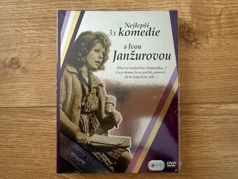 Predám 3 DVD Najlepšie komédie s Ivou Janžurovou - 2