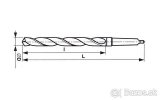 Vrták D=24,5 mm šroubovitý s kužel.stopkou HSS,ČSN 221140 - 2