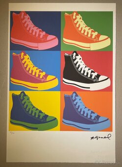 Andy Warhol "Converse" Limitovaná edícia_Certifikát - 2