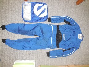 Motokára, kombinéza Sparco Groove KS-3 Kart Suit Blue S size - 2