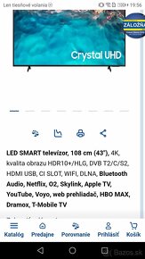 Samsung uhd chystal 108 cm - 2