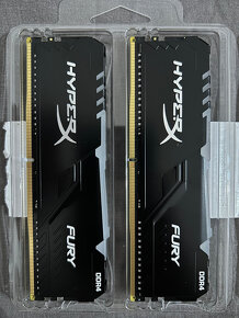 Predám HyperX 16 GB KIT DDR4 3 600 MHz CL17 FURY RGB - 2