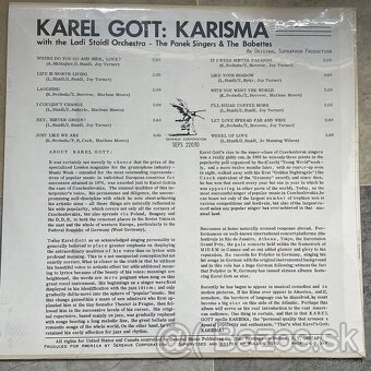 Karel Gott Karisma originál USA vinyl nový - 2