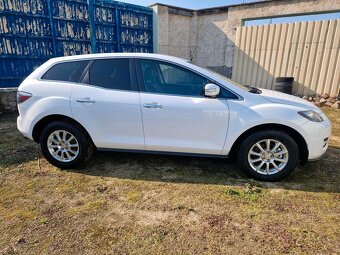 Mazda CX7  2.3 disi turbo 191kw rok 2008 biela perleť - 2