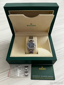 Rolex dámske modré hodinky oceľ 26mm komplet balenie - 2