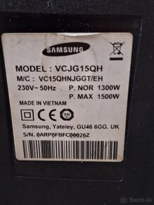 Vysávač Samsung - VCJG15QH - 2