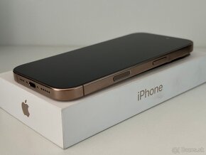 Nepoužívaný iPhone 16 Pro 128GB Púštny Titán  + Záruka - 2