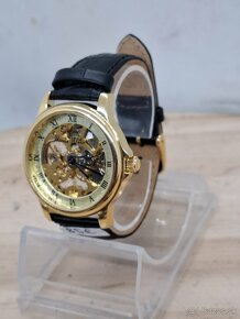 Predám funkčné skeletové náramkové hodinky Luxus Graf von mo - 2