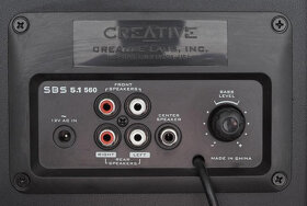 Creative 5+1 audio zostava nepoškodená s krabicou komplet - 2