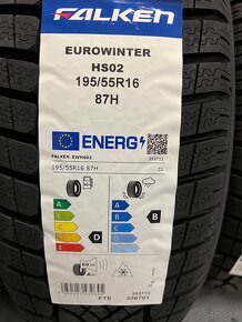 Nové zimné pneu Falken Eurowinter HS02 195/55 R16 - 2