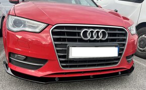 AUDI A3 8V SPOJLER NA PREDNÝ NÁRAZNÍK LIPO NA NARAZNIK - 2