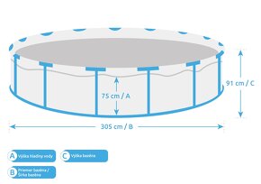 Bazén Marimex Florida3,05x0,91 - 2