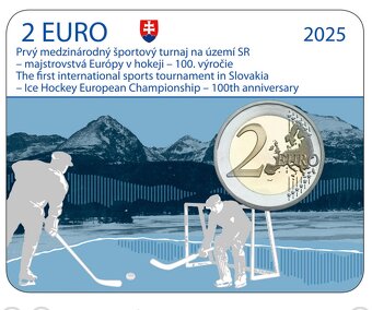 Zberateľská karta 2€ (2025) - Prvý medzinárodný športový tur - 2