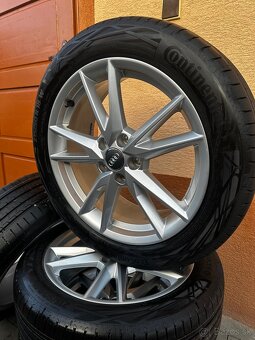 5x112 R18 7J ET45 Originál + 215/50 R18 Continental (2023) - 2