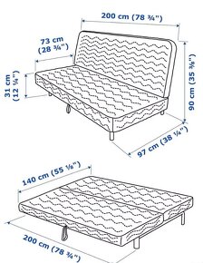 Rozkladacia pohovka Beddinge Ikea - 2