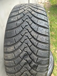 Plechové disky +Zimne pneu Falken 205/60 R16 5x115 - 2