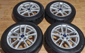 Predám letnú sadu alu disky Ford 5x108 R16 ,205/55 R16 7,5mm - 2