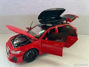 Audi RS6 Avant 1:24 cervena metaliza - 2