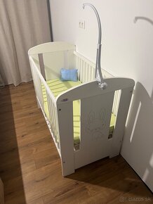 Detská postieľka s matracom - značka NEW BABY - 2