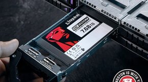 2,5" Kingston DC600M Enterprise 1/2/4 TB - Extrém životnosť. - 2