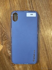 Kryt na iPhone XR kozene modre - 2