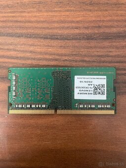 Predám ram pamäte do notebookov SODIMM DDR4 s kapacitou 4GB - 2