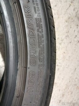 Letne pneumatiky Bridgestone 215/45 r18 - 2