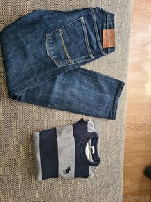 Panske jeansy a natelnik Abercrombie&Fitch - 2