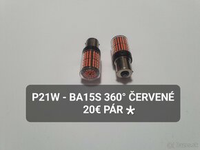 LED P21W , P21 5W, PY21W a iné - 2