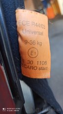 autosedacka RECARO 9 - 36kg - 2