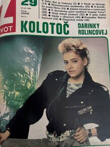 Socialistické časopisy ŽIVOT 1989, Retro, socializmus,socík, - 2