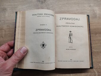 5 skautských kníh v 1 väzbe 1920-1923 - 2