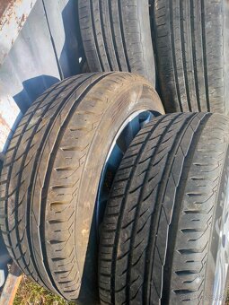 4ks alu disky orig. Vw 5x112 r16 letné pneu - 2