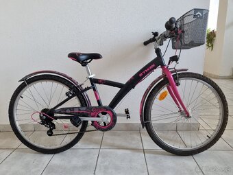 Dievčenský bicykel Poply 500 s košíkom - 2