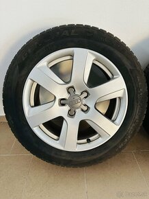 Elektróny originál Audi 225/55 R17 5x100✅ +zimné pneumatiky - 2